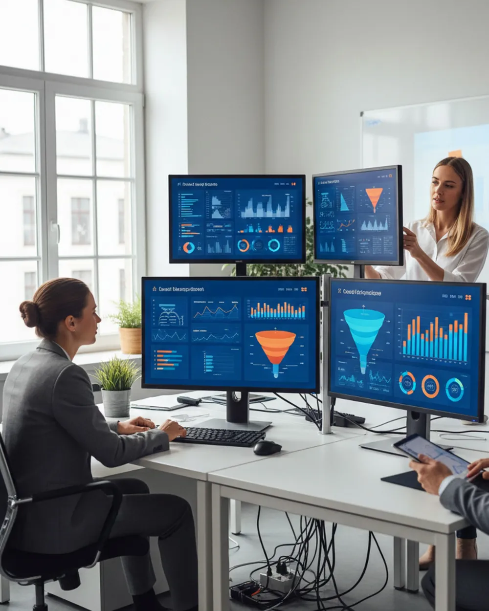 EcommerceSteem team reviewing performance dashboards